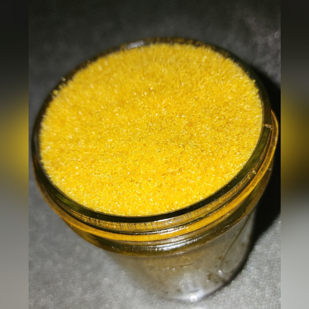Tumeric sugar scrub